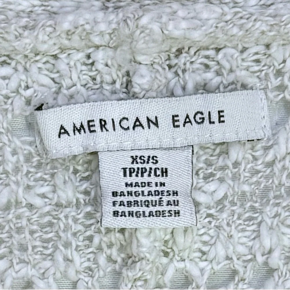American Eagle Women’s Open-Front Cardigan Cream Sz XS-S - Picture 2 of 4